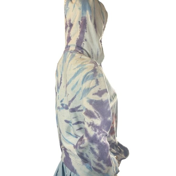 Pink Floyd 73 Dark Side Of The Moon Tie-Dye Hoodie Small Hippie - Picture 3 of 6